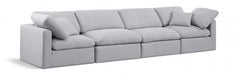 Indulge Linen Textured Fabric Sofa Grey - 141Grey-S140 - Vega Furniture