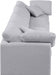 Indulge Linen Textured Fabric Sofa Grey - 141Grey-S140 - Vega Furniture