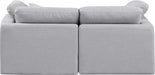 Indulge Linen Textured Fabric Sofa Grey - 141Grey-S70 - Vega Furniture