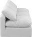 Indulge Linen Textured Fabric Sofa White - 141White-S3 - Vega Furniture