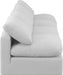 Indulge Linen Textured Fabric Sofa White - 141White-S4 - Vega Furniture