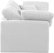 Indulge Linen Textured Fabric Sofa White - 141White-S70 - Vega Furniture