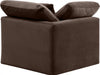 Indulge Velvet Living Room Chair Brown - 147Brown-Corner - Vega Furniture