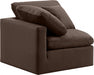 Indulge Velvet Living Room Chair Brown - 147Brown-Corner - Vega Furniture