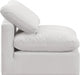 Indulge Velvet Living Room Chair Cream - 147Cream-Armless - Vega Furniture