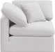 Indulge Velvet Living Room Chair Cream - 147Cream-Corner - Vega Furniture