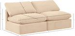 Indulge Velvet Sofa Beige - 147Beige-S2 - Vega Furniture