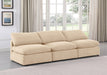 Indulge Velvet Sofa Beige - 147Beige-S3 - Vega Furniture