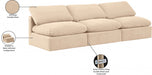 Indulge Velvet Sofa Beige - 147Beige-S3 - Vega Furniture