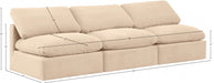 Indulge Velvet Sofa Beige - 147Beige-S3 - Vega Furniture