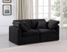 Indulge Velvet Sofa Black - 147Black-S70 - Vega Furniture