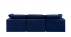 Indulge Velvet Sofa Blue - 147Navy-S105 - Vega Furniture