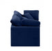 Indulge Velvet Sofa Blue - 147Navy-S70 - Vega Furniture
