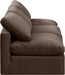 Indulge Velvet Sofa Brown - 147Brown-S3 - Vega Furniture