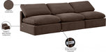 Indulge Velvet Sofa Brown - 147Brown-S3 - Vega Furniture