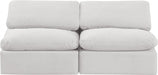 Indulge Velvet Sofa Cream - 147Cream-S2 - Vega Furniture