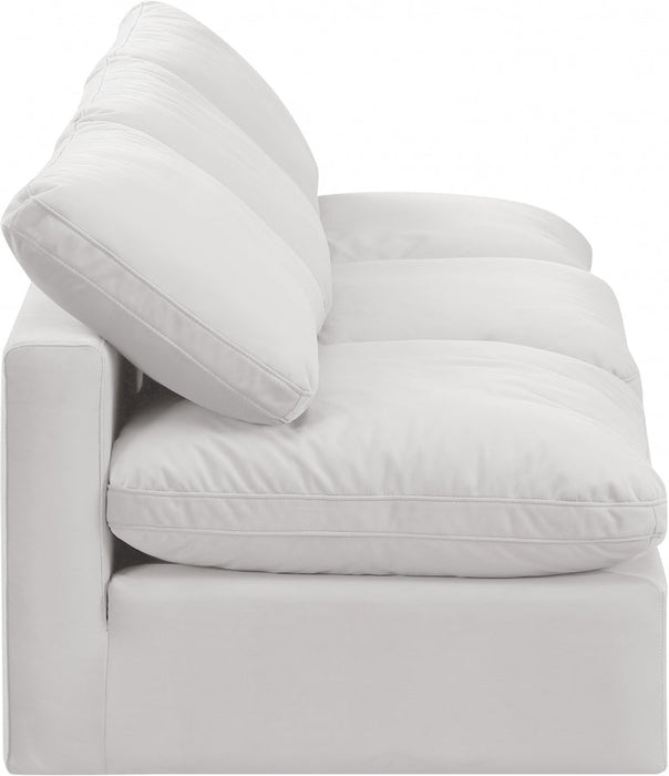 Indulge Velvet Sofa Cream - 147Cream-S3 - Vega Furniture