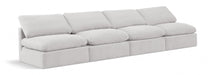 Indulge Velvet Sofa Cream - 147Cream-S4 - Vega Furniture