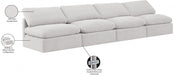 Indulge Velvet Sofa Cream - 147Cream-S4 - Vega Furniture