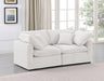 Indulge Velvet Sofa Cream - 147Cream-S70 - Vega Furniture