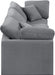 Indulge Velvet Sofa Grey - 147Grey-S105 - Vega Furniture