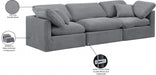 Indulge Velvet Sofa Grey - 147Grey-S105 - Vega Furniture