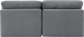 Indulge Velvet Sofa Grey - 147Grey-S2 - Vega Furniture