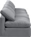 Indulge Velvet Sofa Grey - 147Grey-S4 - Vega Furniture