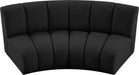 Infinity Black Boucle Fabric Loveseat - 643Black-2PC - Vega Furniture