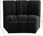 Infinity Black Boucle Fabric Modular Chair - 643Black-C - Vega Furniture