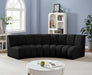 Infinity Black Boucle Fabric Sofa - 643Black-3PC - Vega Furniture