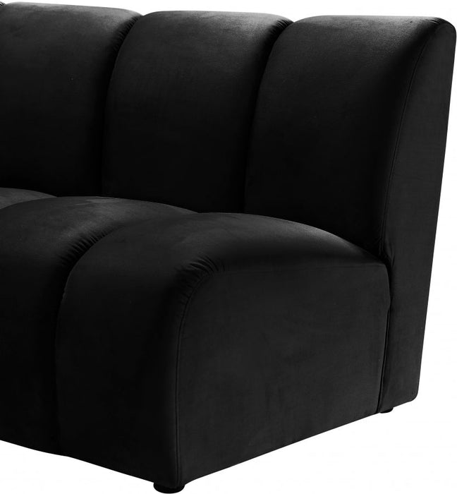 Infinity Black Modular Chair - 638Black-C - Vega Furniture