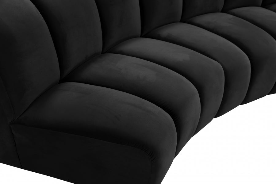 Infinity Black Modular Loveseat - 638Black-2PC - Vega Furniture