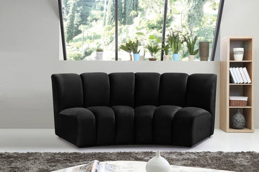 Infinity Black Modular Loveseat - 638Black-2PC - Vega Furniture