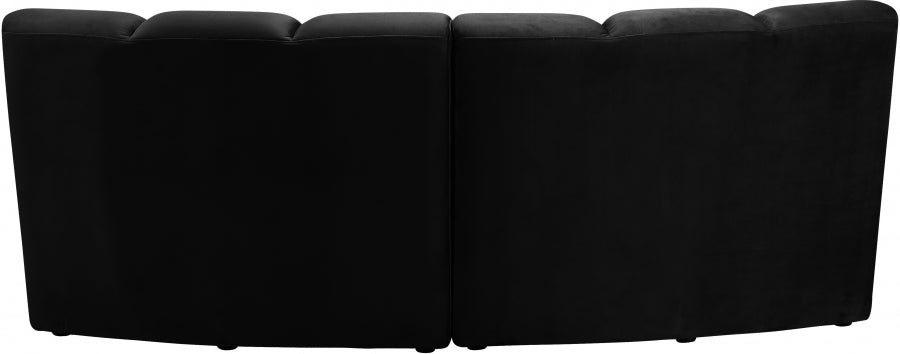 Infinity Black Modular Loveseat - 638Black-2PC - Vega Furniture