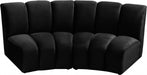 Infinity Black Modular Loveseat - 638Black-2PC - Vega Furniture