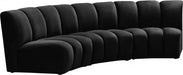 Infinity Black Modular Sofa - 638Black-3PC - Vega Furniture