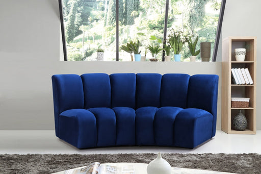 Infinity Blue Modular Loveseat - 638Navy-2PC - Vega Furniture