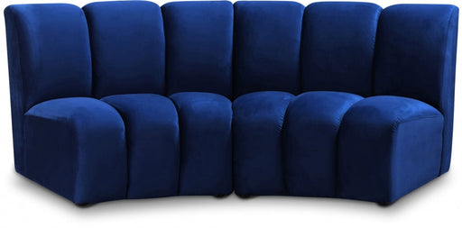 Infinity Blue Modular Loveseat - 638Navy-2PC - Vega Furniture