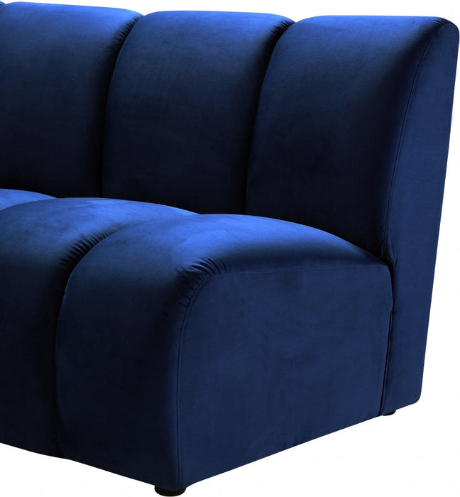 Infinity Blue Modular Loveseat - 638Navy-2PC - Vega Furniture