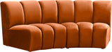 Infinity Cognac Modular Loveseat - 638Cognac-2PC - Vega Furniture