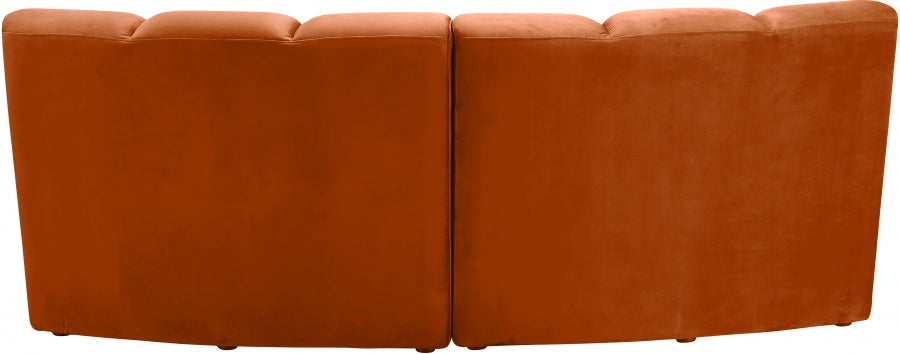 Infinity Cognac Modular Loveseat - 638Cognac-2PC - Vega Furniture