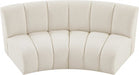 Infinity Cream Boucle Fabric Loveseat - 643Cream-2PC - Vega Furniture