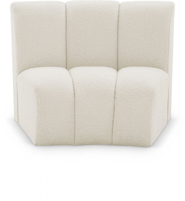 Infinity Cream Boucle Fabric Modular Chair - 643Cream-C - Vega Furniture