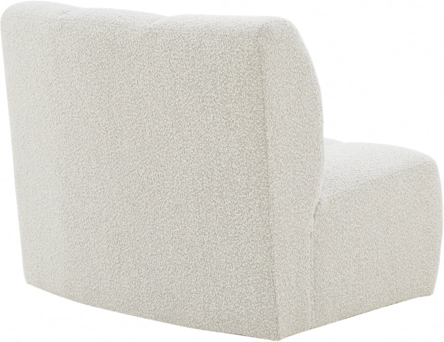 Infinity Cream Boucle Fabric Modular Chair - 643Cream-C - Vega Furniture