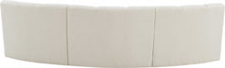 Infinity Cream Boucle Fabric Sofa - 643Cream-3PC - Vega Furniture