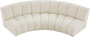 Infinity Cream Boucle Fabric Sofa - 643Cream-3PC - Vega Furniture