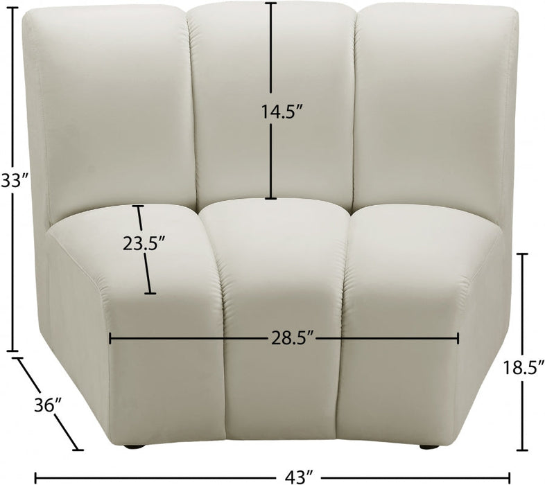 Infinity Cream Modular Chair - 638Cream-C - Vega Furniture