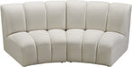 Infinity Cream Modular Loveseat - 638Cream-2PC - Vega Furniture