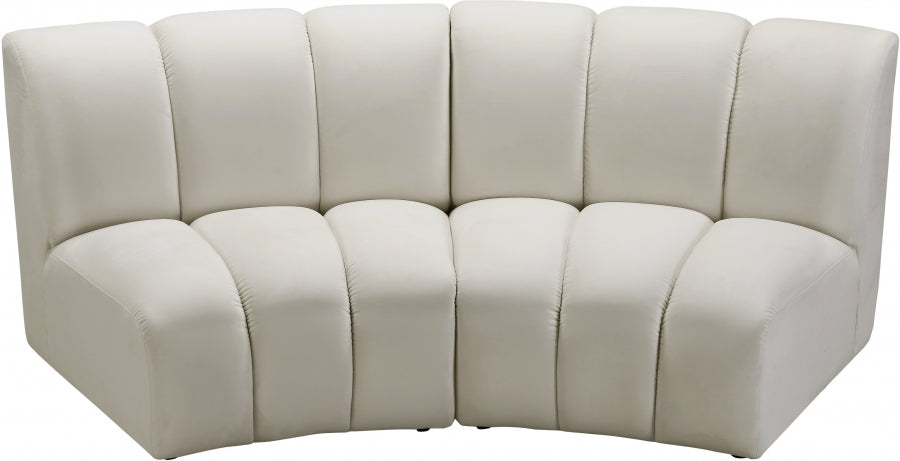 Infinity Cream Modular Loveseat - 638Cream-2PC - Vega Furniture